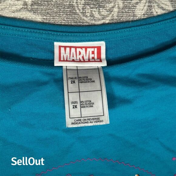 Disney Guardians of the Galaxy Long Sleeve T-Shirt Plus Size 2XL - Picture 3 of 9